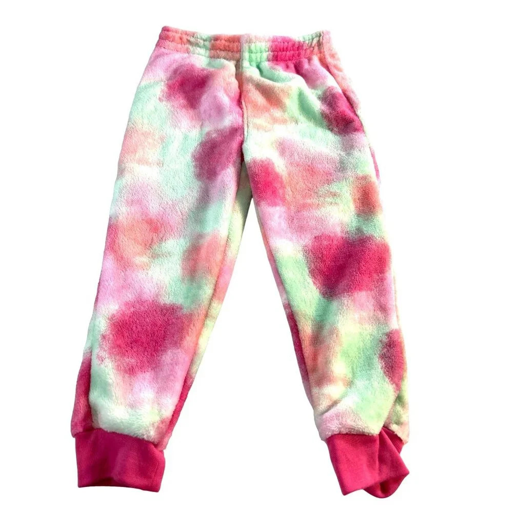 Members Mark Toddler Girls Pajama Bottoms Multi Pink/Green Size 3T